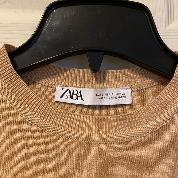 Zara Ribbed High Neck Tank Top - Picture 6 of 7